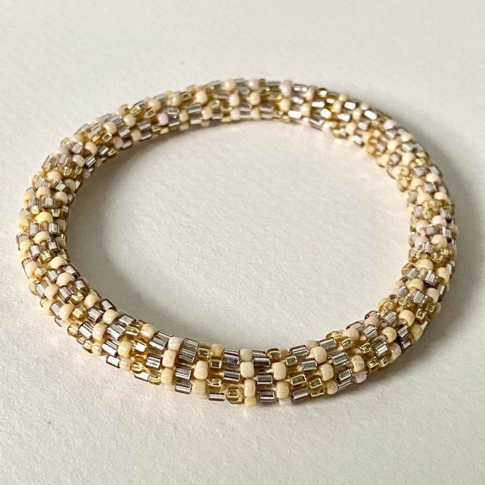 Gold Lily and Laura Bracelet